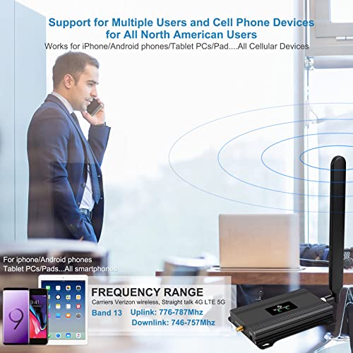 Vimevemi For Verizon Signal Booster For Verizon Cell Phone Signal Booster 5G 4G Lte Band 13 For Verizon Cell Phone Booster For Verizon Cell Signal Booster For Verizon Extender For Verizon Cell Booster For Home thumb #2