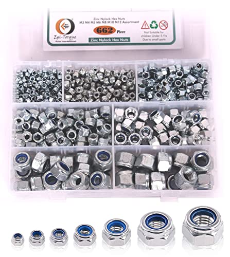 Image of Zinc Plated Nylock Nuts