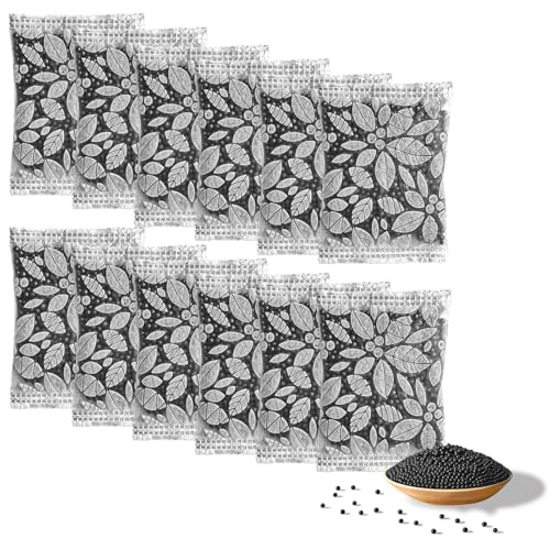 10 Pack Activated Charcoal Odor Absorber Bag Nano Mineral Crystal Bamboo Charcoal Particles for Home Odor Eliminator Car Air Freshener for Closet Deodorizer Shoe Room Basement Litter Box Pet safe Bag