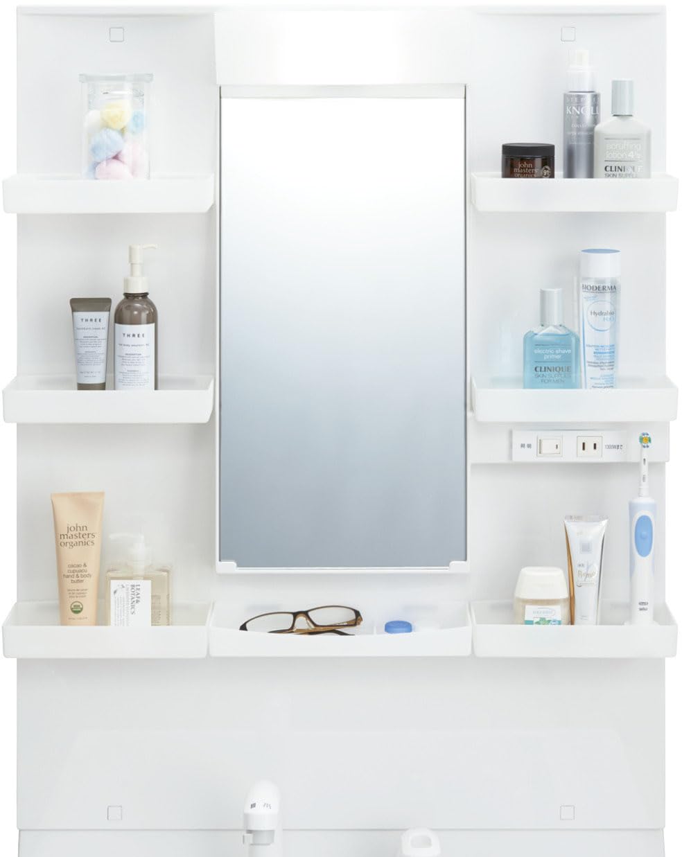 Amazon.co.jp: LIXIL (リクシル) INAX ミラーキャビネット オフト 1面