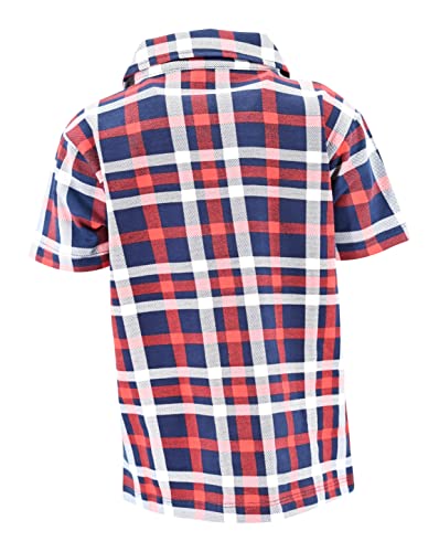 Image of Unique Baby Short Sleeve Collared Boys Polo Shirt, Toddler Kids Polo Shirts