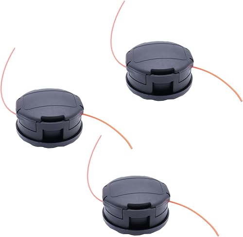 3 piezas 3-34 pulgadas cabeza de recortadora universal para Echo Weed Speed Feed 400 SRM140 SRM200 SRM202 SRM210 PAS210 PAS211 PAS225 Shindaiwa 22T