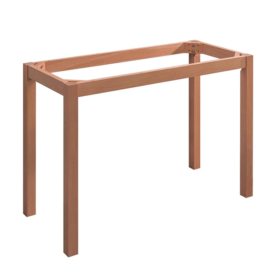 無垢　オーク材　テーブル脚 テーブル デスク 脚 脚のみ 2本セット パーツ DIY オーク材 W54