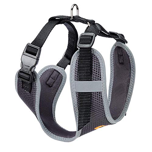 Ferplast Dog Harness Medium NIKITA M, Breathable Dog Harness, Padded and Adjustable, Easy to Wear, Reflective Edges