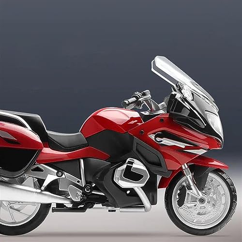 Modelo motocicleta BMW R1250 RT 1:12 rojo metal miniatura 2