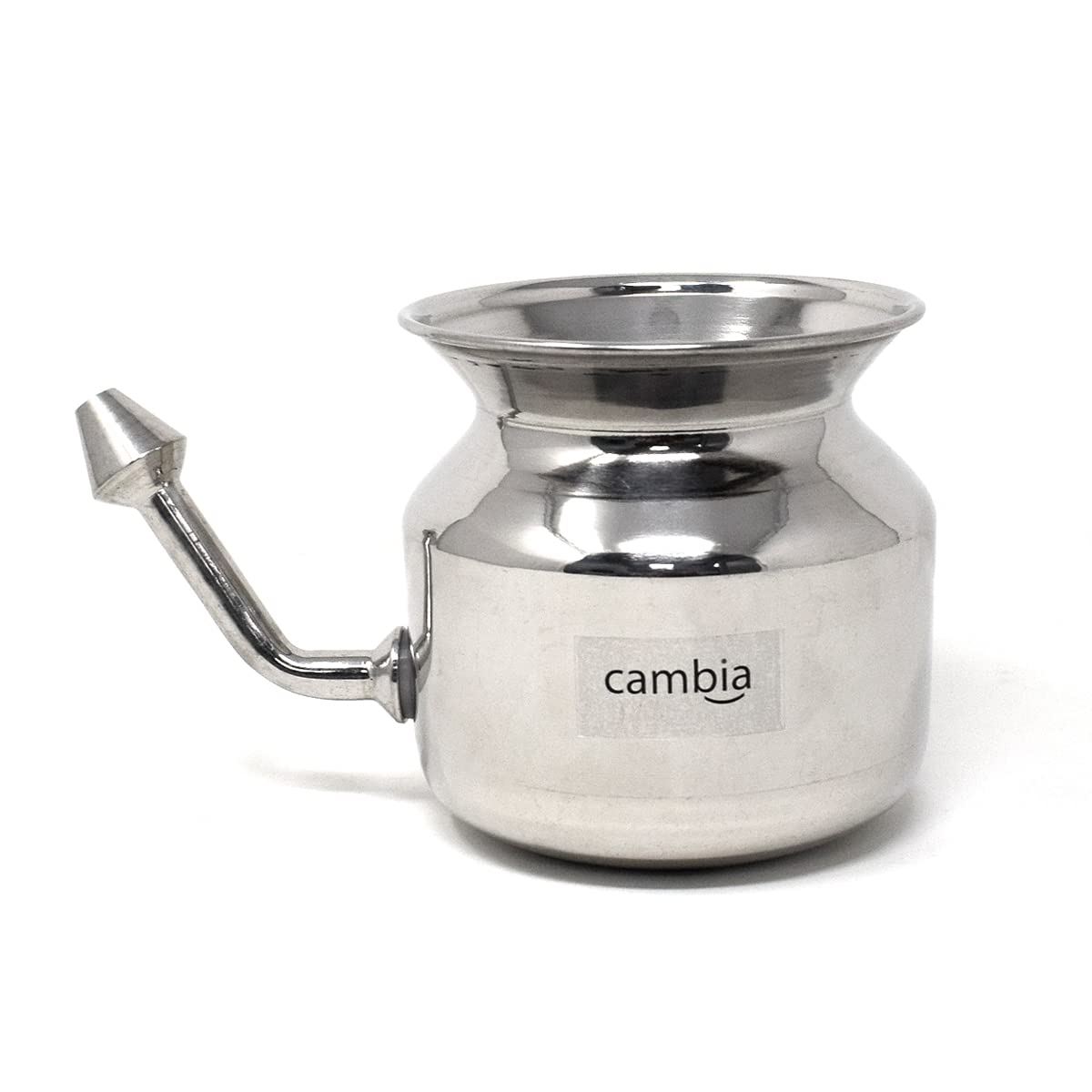Cambia Stainless Steel Ayurvedic Jala Neti Pot for Sinus Congestion (B09LCRTMGG) Amazon Price History, Amazon Price Tracker