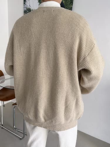 men's pullover sweaters Drop Shoulder Cardigan2
