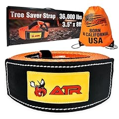 Tree Saver Strap 3.5" x 8ft – 36,000 lbs (Orange)