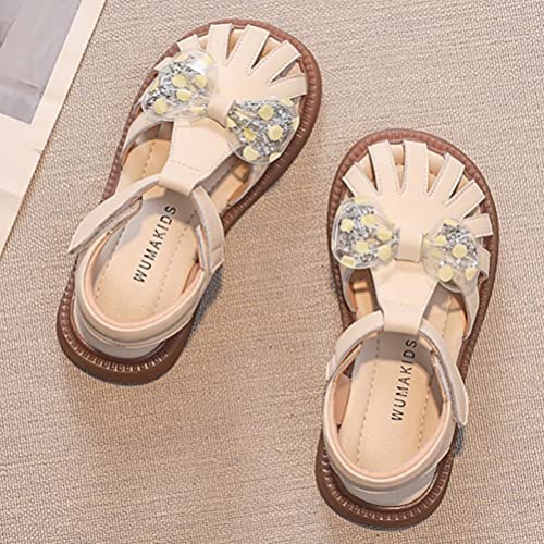 Girls Sandals Closed-Toe T Strap Flats Dress Summer Shoes2