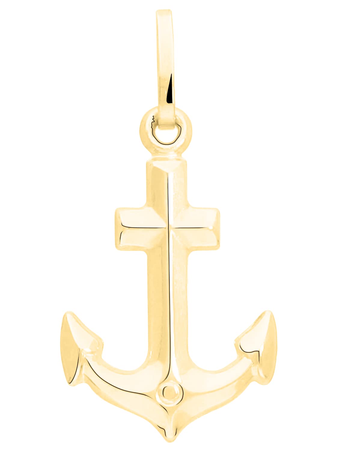 My Gold Zawieszka kotwica (bez łańcuszka) prawdziwe żółte złoto 585 (14 karatów) 22 mm x 11 mm złoty wisiorek Amalfi MOD-03929
