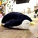 ADICOM Bloques de Animales de Peluche de pingüino, Lindos Juguetes de Peluche y Regalos, para niños, niñas, niños pequeños, cumpleaños, Vacaciones 35cm Negro