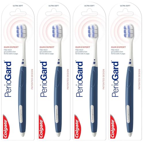 Colgate PerioGard Ultra Soft Gum Expert Toothbrush, Multi Color, Pack of 4 4