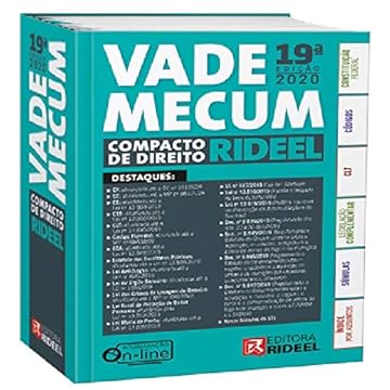 Capa do livro Vade Mecum Compacto de Direito Rideel 2020
