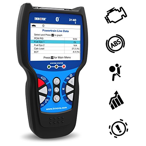 Innova 3140g OBD2 Scanner / Car Code Reader with OBD1 scanning, ABS, SRS