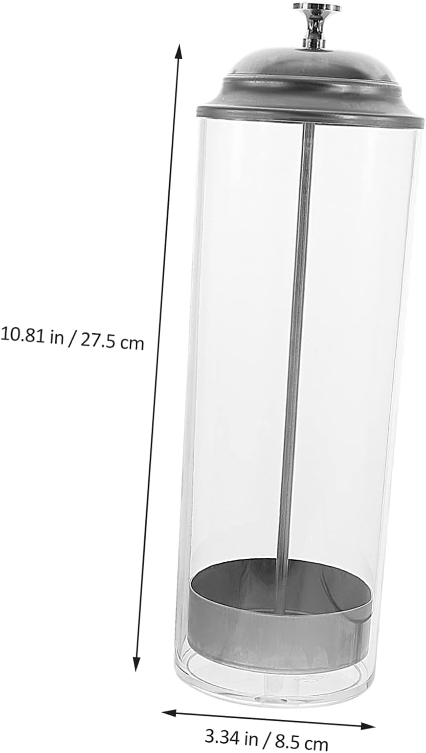 Plastic Straw Storage Bucket for Counter Home Organizer Holder