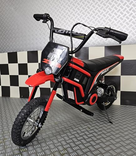 MINIMOTO Cross 24 VOLTIOS Infantil, Motor 350 Y BATERÍA 24V, para NIÑOS +4 AÑOS