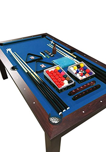 simba usa Pool Table 7FT Model Blue Sky Snooker Full Accessories 7FT