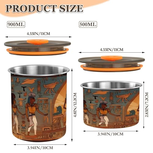 Envase hermético para café de acero inoxidable Blueangle 500 ml miniatura 2