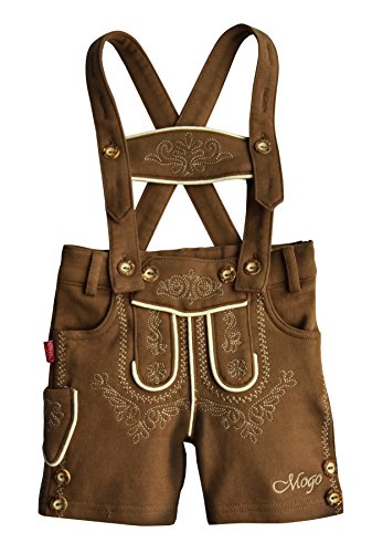 Mogo.cc, Kinderlederhose aus BW, BOPSER, kurz-beige,86/92, kS, 18-24 Mon.