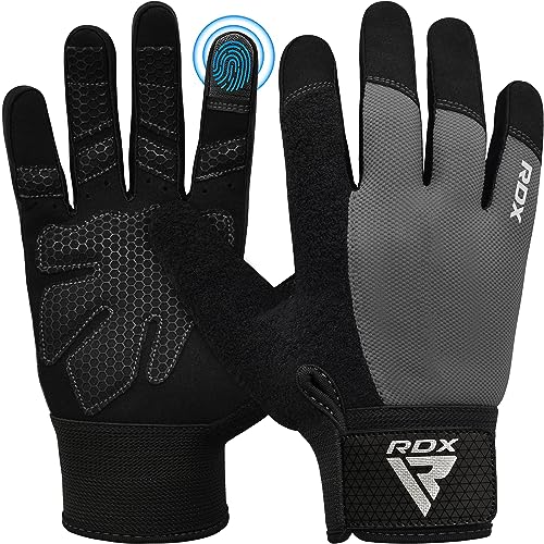 RDX Fitness Handschuhe Vollfinger Damen Herren, Gewichtheben Touchscreen Trainingshandschuhe, Bodybuilding Krafttraining Workout Gym Weight Lifting Gloves Powerlifting Kraftsport Griff Radfahren Sport RDX Fitness Handschuhe Vollfinger Damen Herren, Gewichtheben Touchscreen Trainingshandschuhe, Bodybuilding Krafttraining Workout Gym Weight Lifting Gloves Powerlifting Kraftsport Griff Radfahren Sport