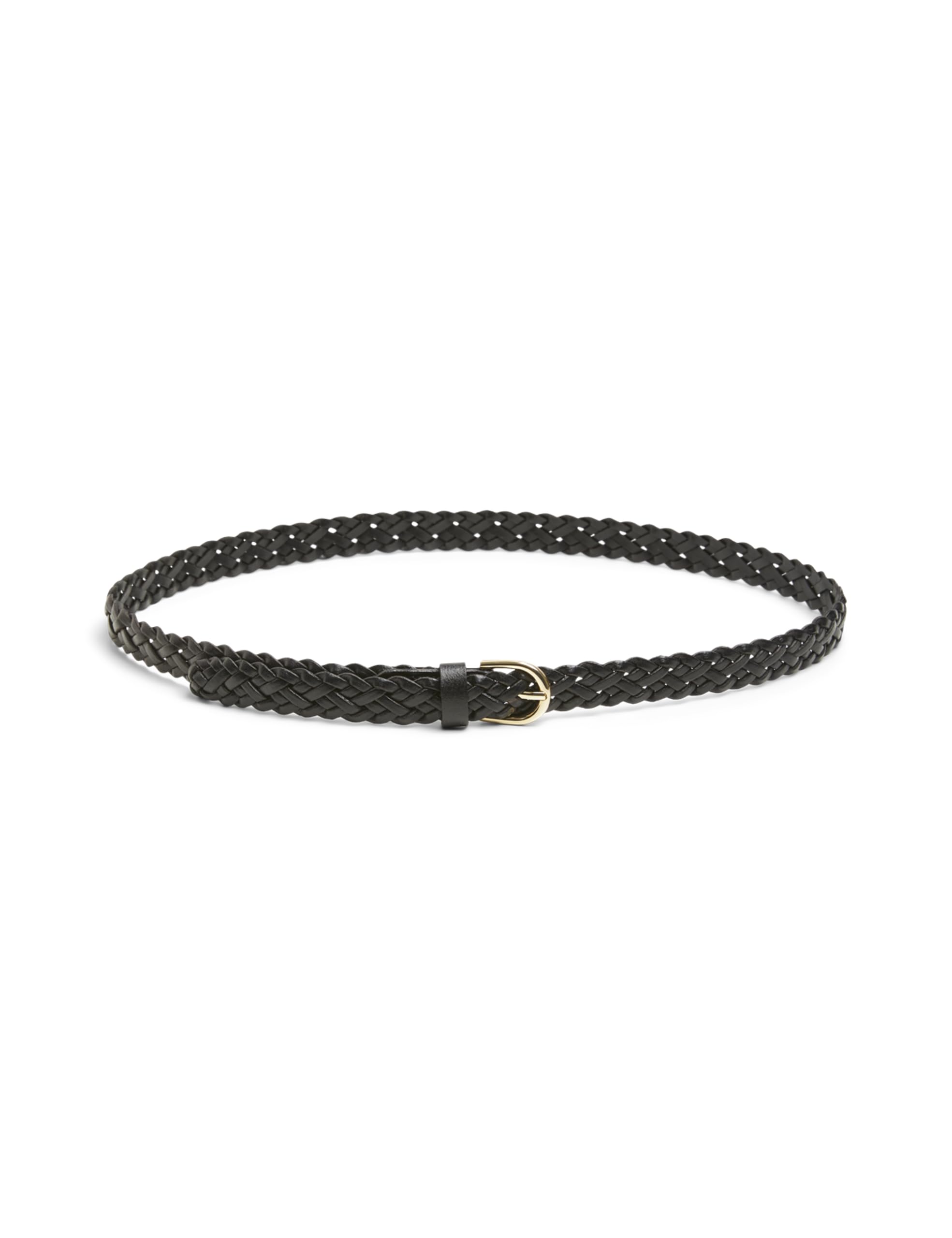 PIECES Damen Pcavery Leather Braided Slim Belt Noos Gürtel (1er Pack)