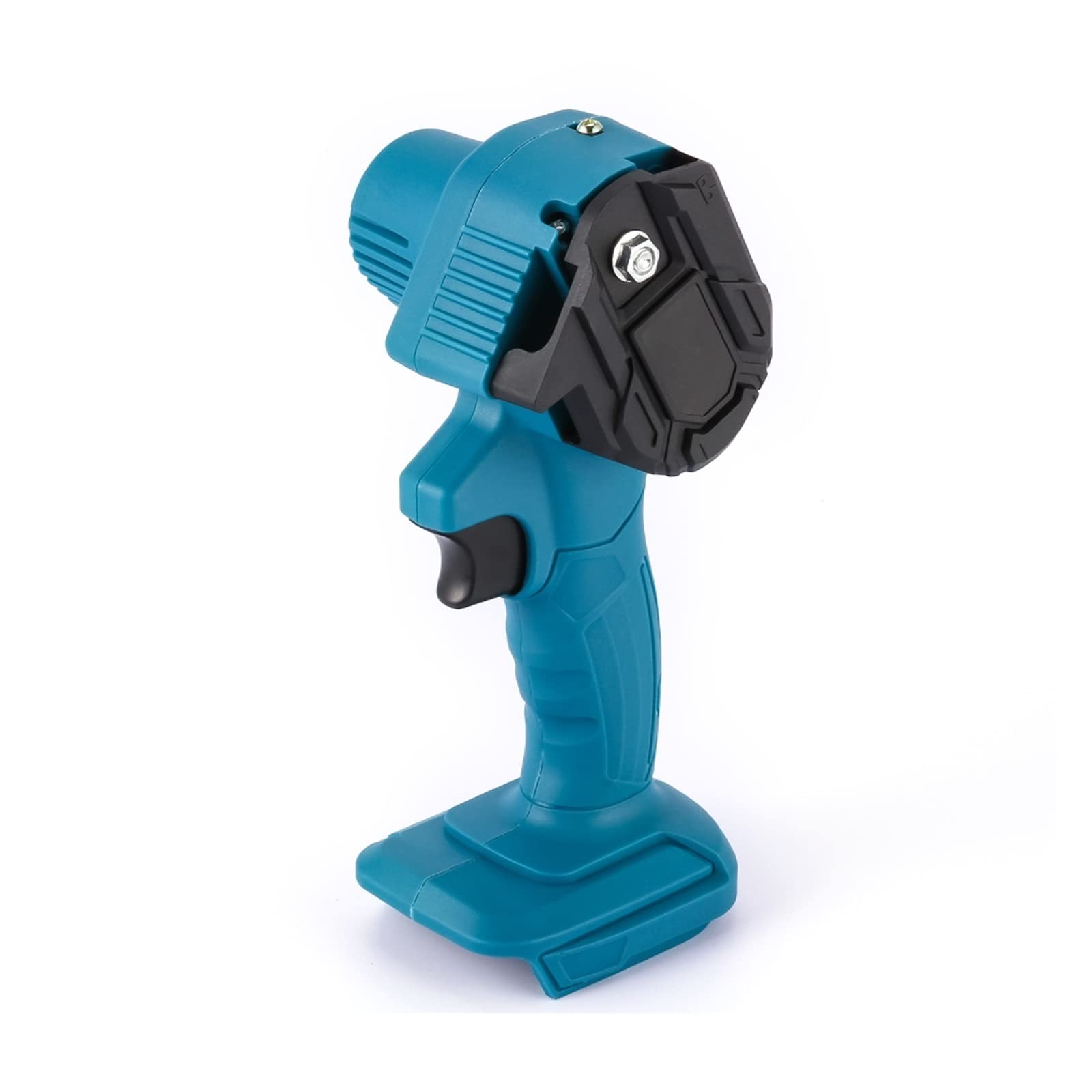 Przystosowany do baterii 24V akumulatorowa elektryczna piła łańcuchowa z baterią litową przenośne elektronarzędzie do cięcia drewna Narzędzie DIY(Blue with 2 battery)