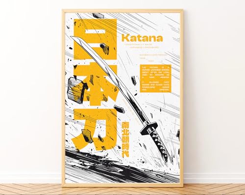 Image of Gamya Framed Japan Samurai Theme Motivational Quote Posters For Office, Living Room, Bedroom Wall Decor - Aesthetic Room Decor (13x19 Inches) (Quote 6)