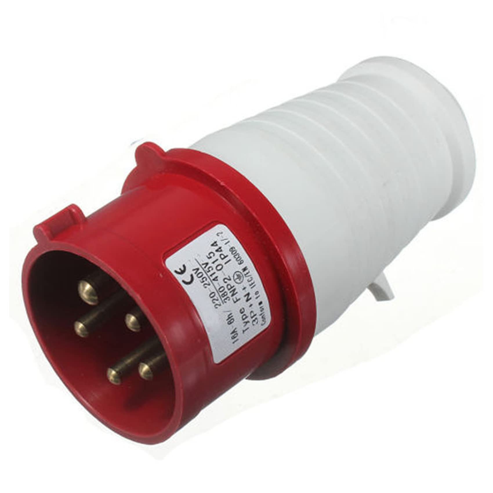 16A 5 Broches Fiche & Douille IP44 3 Phase 380-415V 3P + N + Terre