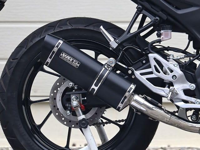 Amazon | ダブルアールズ JMCA フルエキゾースト SS-OVAL F-BLACK