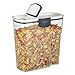 PrepWorks Large Cereal Keeper, 4.5 Quart - Airtight, Space-Saving Storage Container for Cereal, Snacks, and Dry Foods