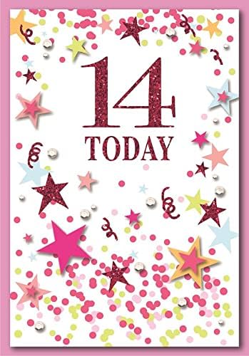 Or 14 Ans Fille Carte D Anniversaire Fille Avec Make Up Gifts 19 1 X 12 7 Cm Code 787 C Amazon Fr Fournitures De Bureau