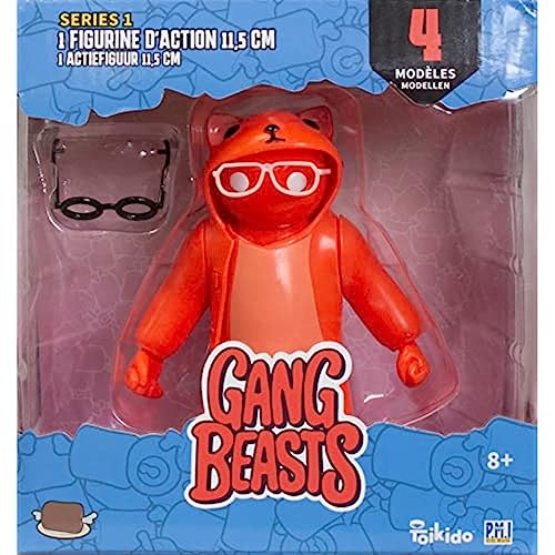Figurine d'action Gang Beasts Red Fox Lansay 11,5 cm articulée
