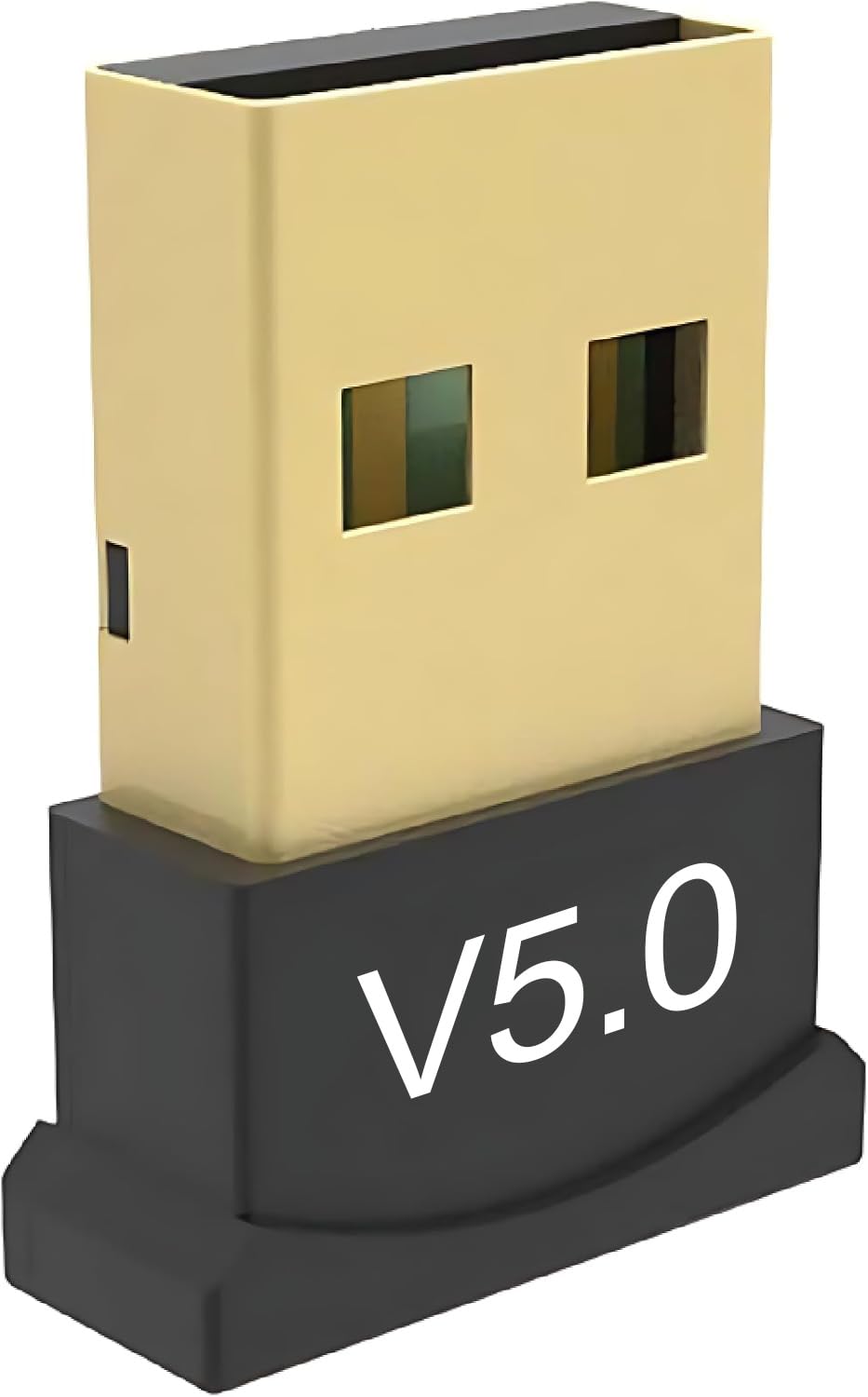 Wansurs USB Bluetooth Adapter 5.1 EDR for PC, Wireless Dongle Receiver for Desktop, Laptop, Speaker, Mouse, Keyboard, Headphones - Windows Compatible