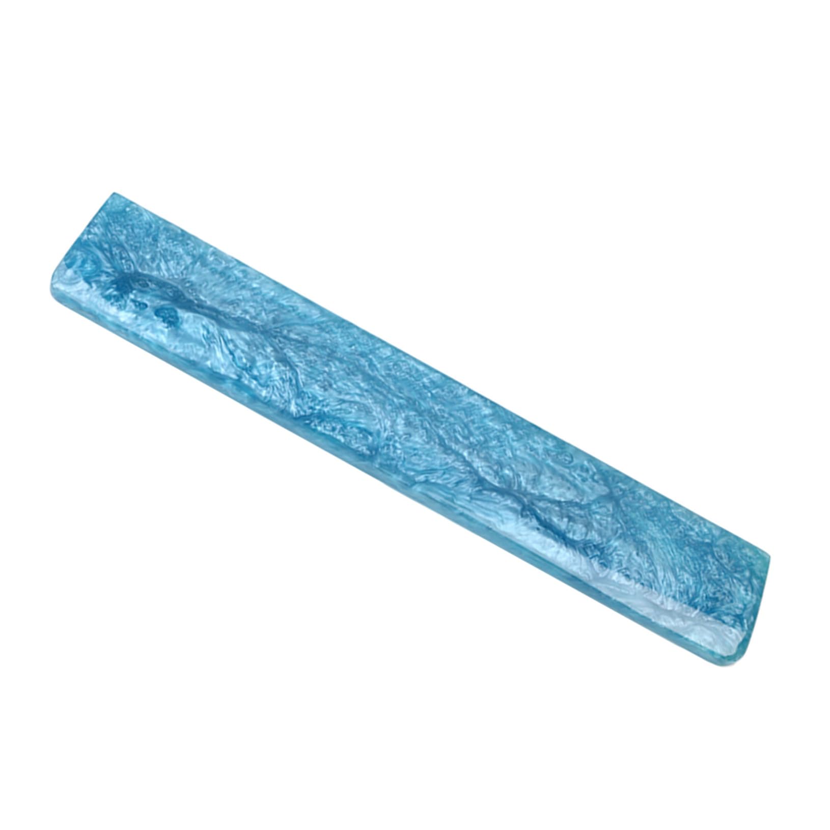 NUOBESTY Ergonomische Blaue Handgelenkauflage aus Epoxidharz für 61-tasten Tastaturen Komfortable Schmerzlinderung bei Gaming und Tippen