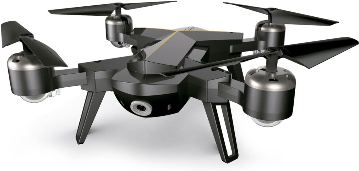 RC Drone Shadow with Built-in 720p Camera, 2.4GHz Quadcopter with 6-Axis Gyro with Gesture Recognition for Selfie and Auto Return