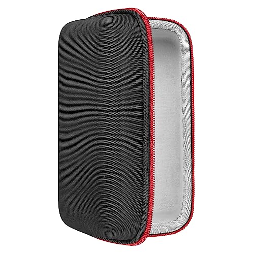 Geekria Shield Speaker Case Compatible with Marshall EMBERTON Case Cover, Replacement Hard Shell Portable Speaker Protective Carrying Bag with Cable Storage Keychain Hook (Black)