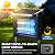 Solar Bug Zapper Outdoor, Mosquito Zapper 4500V Cordless Waterproof, Auto On/Off, Portable Type-C & Solar Powered Bug Zapper, Electric Mosquito Trap Fly Zapper Killer for Patio Garage Yard Camping