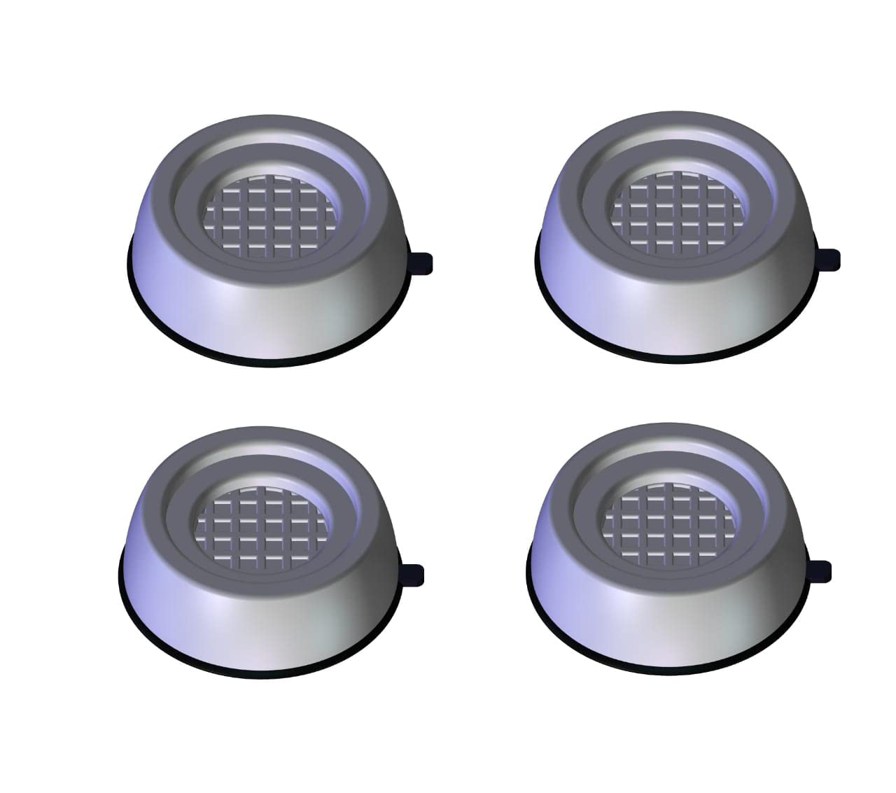 VWOX Washer Dryer Anti Vibration Pads with Suction Cup Feet, Fridge Washing Machine Leveling Feet Anti Walk Pads Shock Absorber Furniture Lifting Base(4 Piece) (B09NPR9GY3) Amazon Price History, Amazon Price Tracker