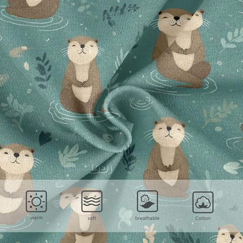 Girls Underwear Soft Cotton Otters Animal Kids Panties in Sizes 2/3t, 4t, 5t, 6 and 83