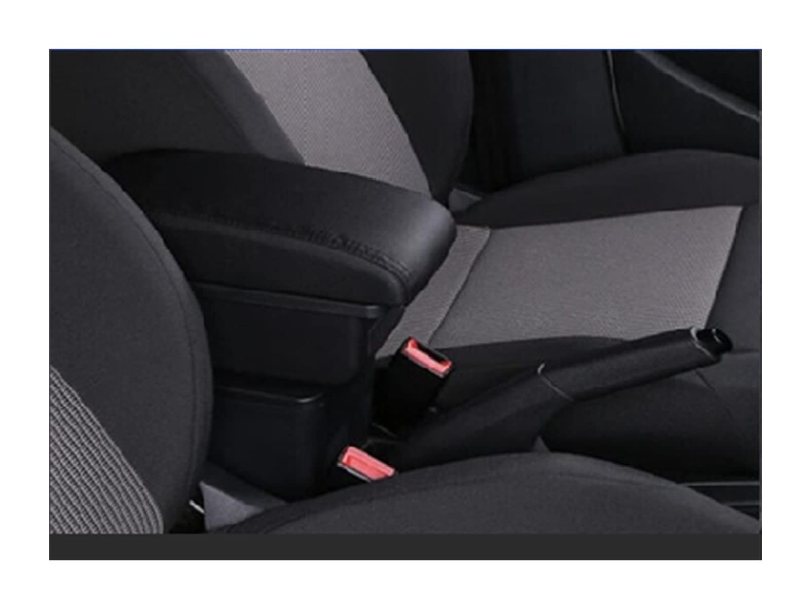 Baiqimv For Toyota For Aygo X 2022 Armrest Box Car Armrest Central Storage Box Retrofit With USB Charging Car Accessories(A1 black line No USB)
