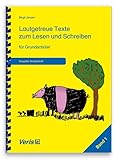 Lautgetreue Texte zum Lesen und Schreiben. Band 1. Für Grundschüler. Druckschrift