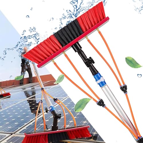 Nettoyage de vitres en hauteur sans échelle grâce au kit télescopique eau