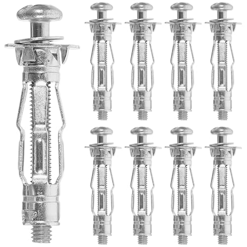 Holibanna 30 Piezas Anclajes de Pared Huecos Galvanizado Tornillos de Fijación Paneles de Kit de Tuercas de Expansión Instalación y Adaptabilidad Elevada
