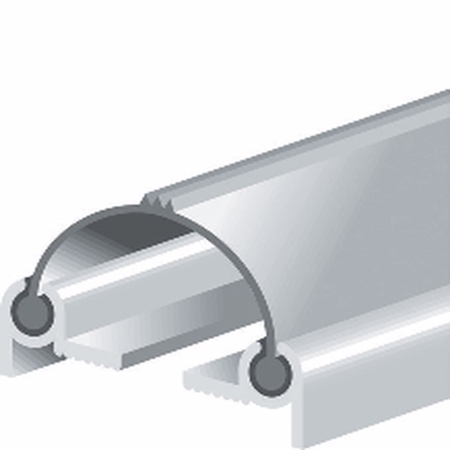 Profil alu BB seul pour joint à battement ELTON - 224cm - 4501601