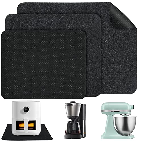 Air Fryer Accessories, 3 PCS Multi-Size Heat Resistant Mat, Substitute Silicone Trivet Table Mat, Also Easy Mover Kitchen Appliance Sliders for Air Fryer, Coffee Maker, Grills, Mixers, Blenders