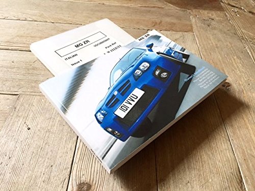 Manuale di istruzioni per MG ZR Issue 1 Owner's