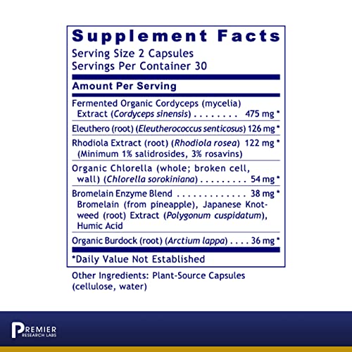 Premier Research Labs B0036L6K2W 30 Servings-Adrenaven - Adrenal Health Supplement, Supports Adrenal Gland Health And Stress Response - Organic Adrenal Health - 60 Plant-Source Capsules thumb #1