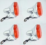 kawasaki kh 400 s3 4 Stück Blinker im Set Blinker-Set passend für Kawasaki Z 200 250 650 KE 125 175 KH 400 500 23040-055 23040-029