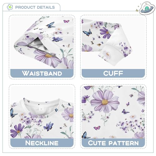 JUNZAN Beauty Osteospermum White Little Kids Sweatshirts Hoodies Long Sleeve Kids Pullover Hoodie Sports 4T3