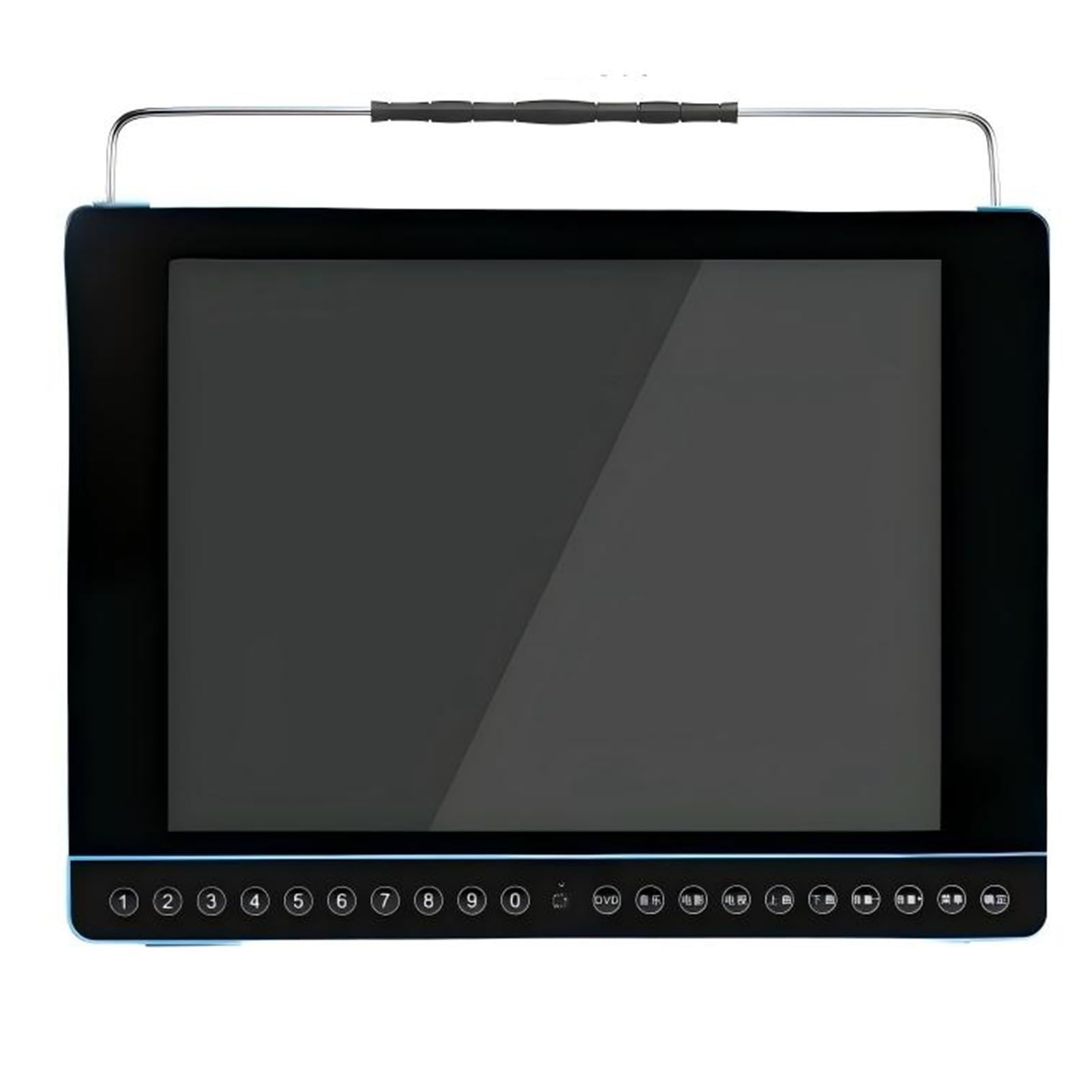 Reproductor de vídeo HD 25 pulgadas/reproductor ópera con pantalla interna 16 pulgadas y reproductor DVD portátil altavoz Batería de larga duración